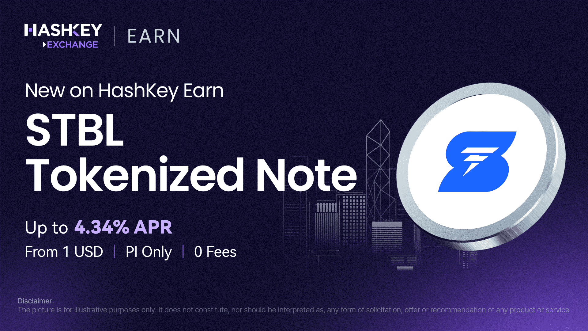 HashKey Earn Channel Launches Tokenized Notes STBL, Offering Up to 4.34%  APR – HashKey Exchange